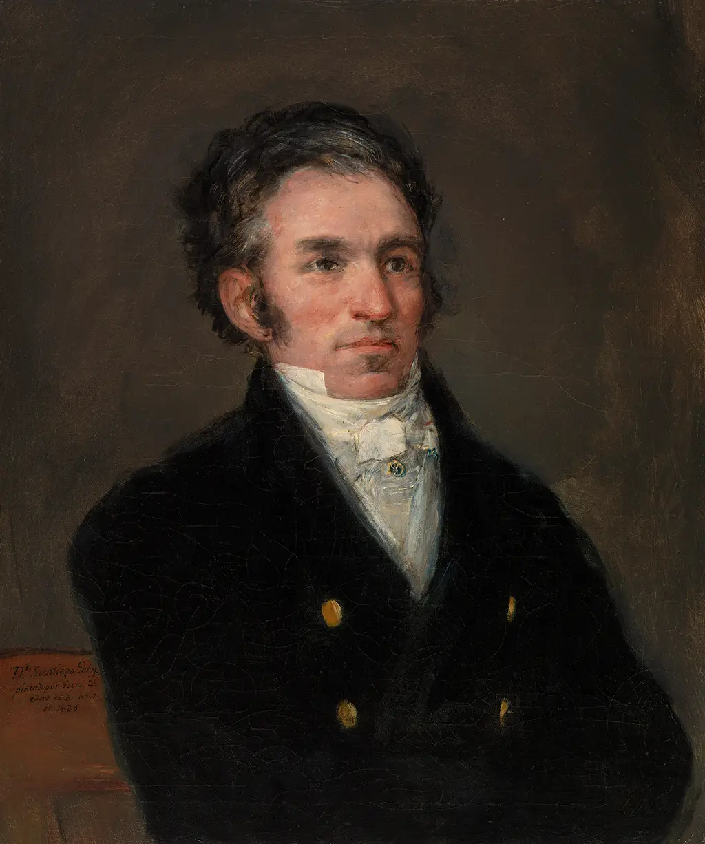 Portrait of Jacques Galos in Detail Francisco de Goya